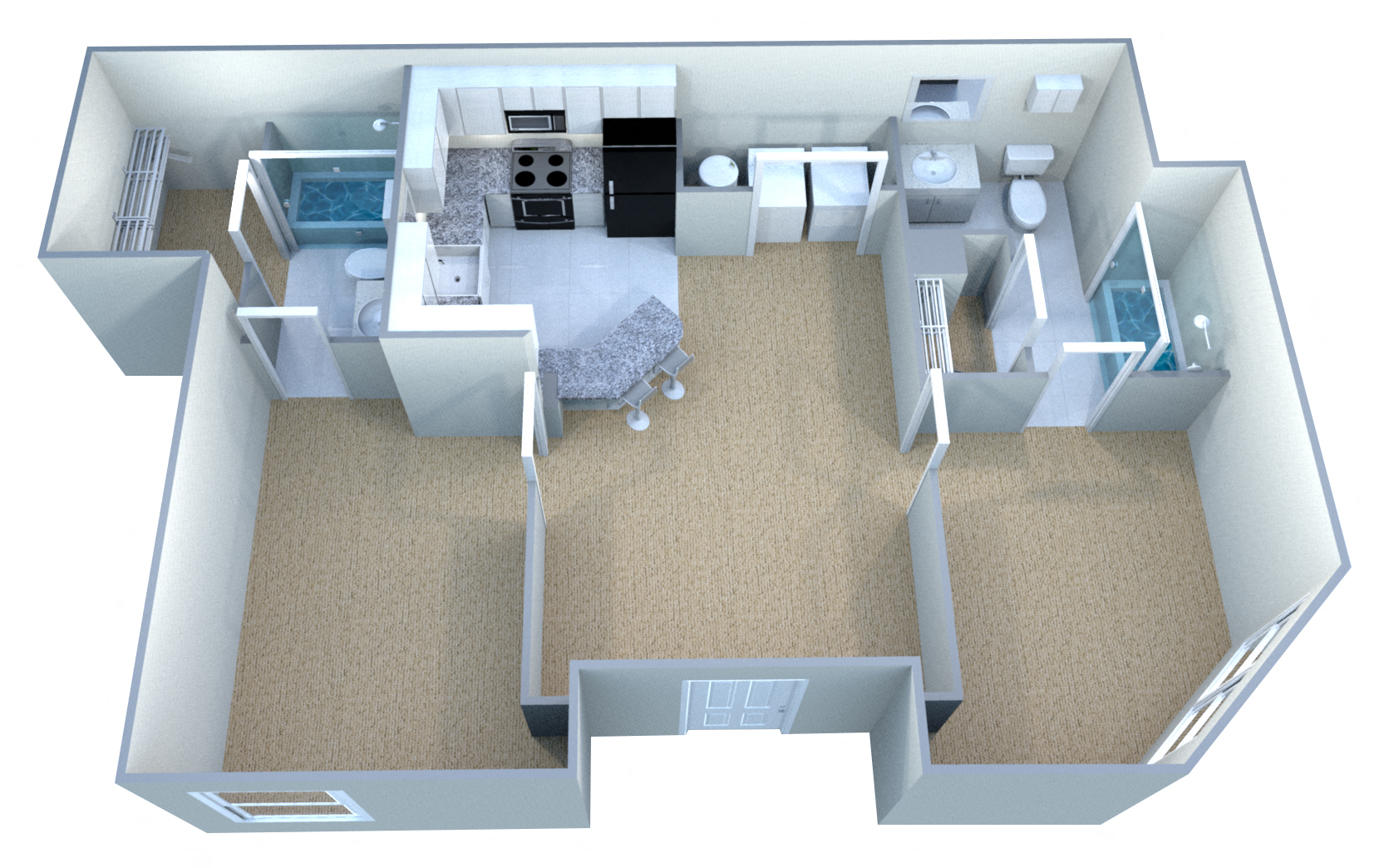 Suite A Floorplan
